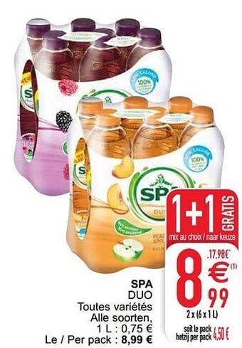 Cora Spa duo aanbieding