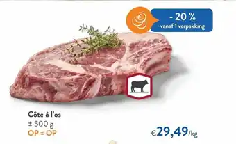 OKay Côte à l'os 500g aanbieding