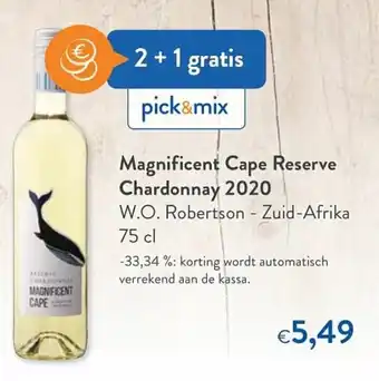 OKay Magnificent Cape Reserve Chardonnay 2020 aanbieding