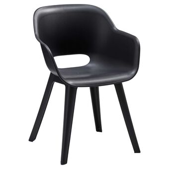 Kwantum Stoel piemonte zwart aanbieding