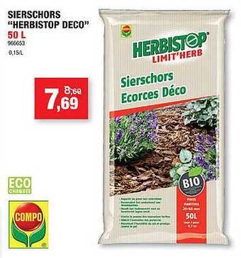 Hubo Sierschors aanbieding