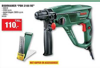 Hubo Boorhamer aanbieding