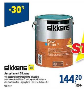 Makro Assortiment sikkens aanbieding