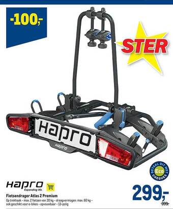 Makro Fietsendrager atlas 2 premium aanbieding