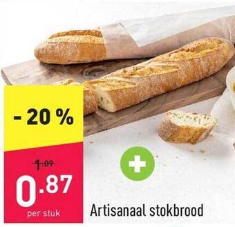 ALDI Artisanaal stokbrood aanbieding