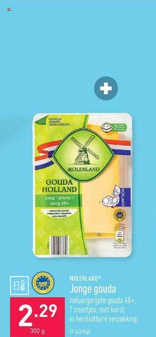ALDI Molenland jonge gouda aanbieding