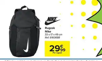 Rugzak nike 33x17x49 cm