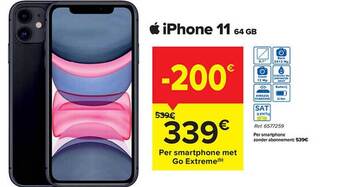 Carrefour Iphone 11 64 gb aanbieding
