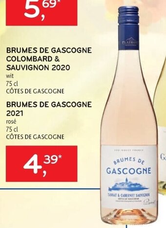 Cotes de Gascogne Brumes de Gascogne 2021 75 cl