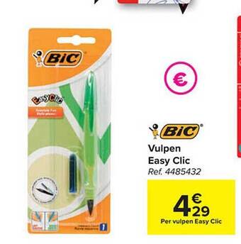 Carrefour Vulpen easy clic aanbieding