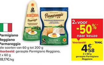 Carrefour Parmigiano reggiano parmareggio aanbieding