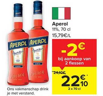 Carrefour Aperol aanbieding