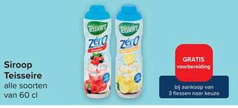 Carrefour Siroop teisseire aanbieding
