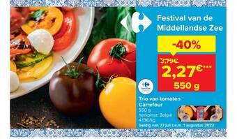 Carrefour Trio van tomaten aanbieding