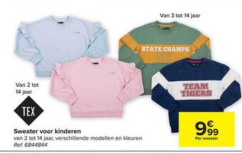 Carrefour Sweater voor kinderen aanbieding