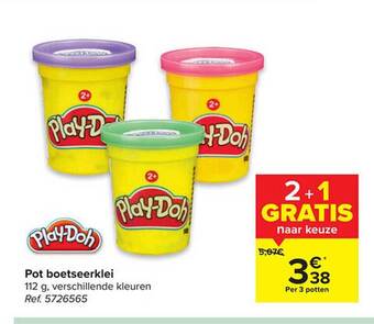 Carrefour Pot boetseerklei aanbieding