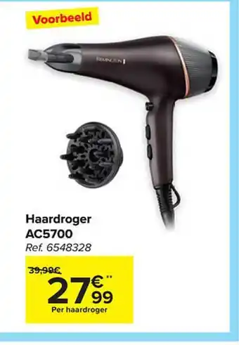 Carrefour Haardroger aanbieding