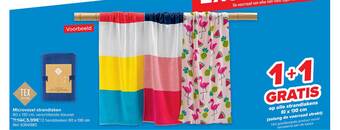 Carrefour Microvezel strandlaken aanbieding