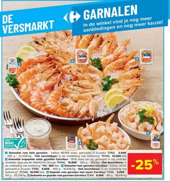 Carrefour Garnalen aanbieding