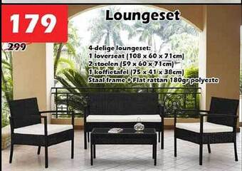 iTEK Loungeset aanbieding