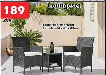 iTEK Loungeset aanbieding