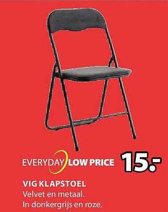 Jysk Vig klapstoel aanbieding