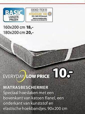 Jysk Matrasbeschermer aanbieding