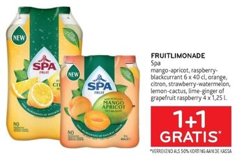 Alvo Spa Fruitlimonade aanbieding