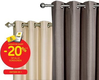 Brico gordijnen aanbieding