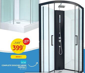 Brico Complete douchecabine pepper 2 REF 10025945 aanbieding