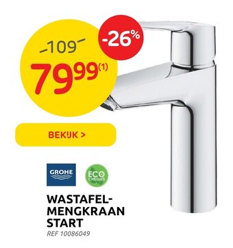 Grohe wastafel-mengkraan start REF 10086049