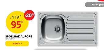 Brico Spoelbak aurore REF 5435950 aanbieding