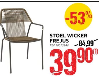 Brico Stoel wicker frejus REF 10073246 aanbieding