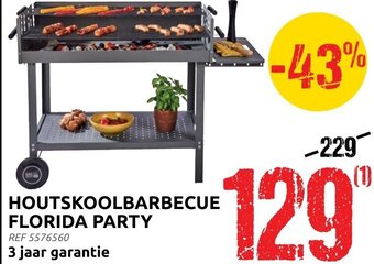 Brico Houtskoolbarbecue Florida party REF 5576560 aanbieding