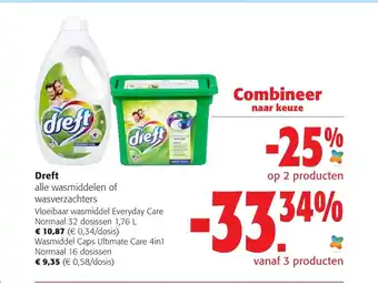 Colruyt Dreft Normaal 32 dossisen 1,76 L aanbieding