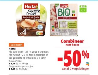 Colruyt Herta Kip aan 't spit aanbieding