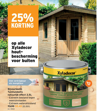 GAMMA Tuinhuisbeits natuurlijk effect 2,5L aanbieding