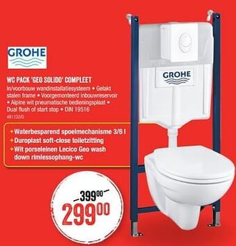 Wc pack geo solido compleet