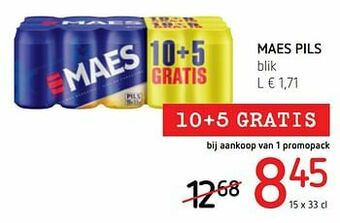 Spar Colruyt Maes pils aanbieding