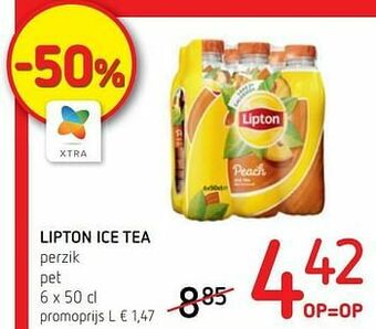 Spar Colruyt Lipton ice tea aanbieding