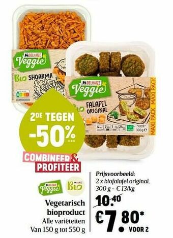 Delhaize Biofalafel original aanbieding