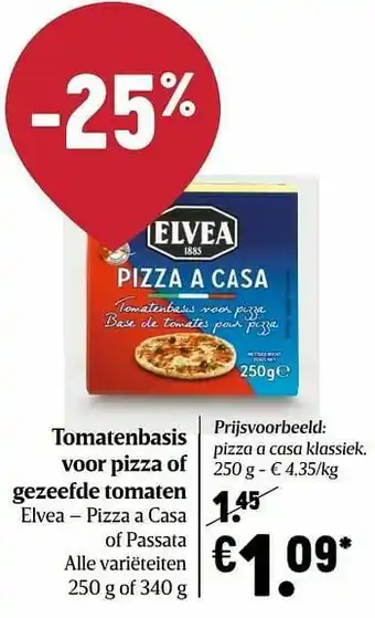 Delhaize Pizza a casa klassiek aanbieding