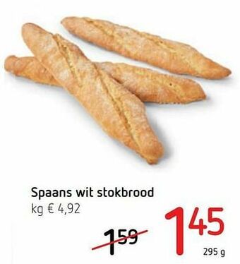 Spar Colruyt Spaans wit stokbrood aanbieding