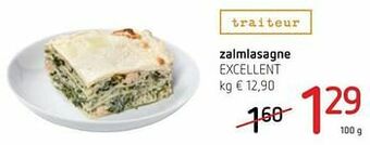 Spar Colruyt Zalmlasagne excellent aanbieding
