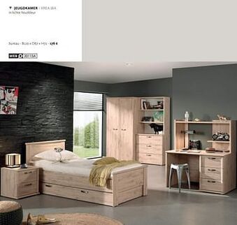 Krea Jeugdkamer bureau aanbieding