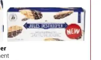 Colruyt Jules Destrooper Natuurboterwafels Met Een Laagje Pure Belgische Chocolade 175g aanbieding