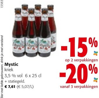 Colruyt Mystic Kriek 3,5% Vol 6 x 25cl aanbieding