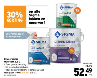 GAMMA Muurverf 2,5L aanbieding