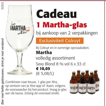 Colruyt Martha Sexy Blond 8 % Vol 6 x 33 cl aanbieding