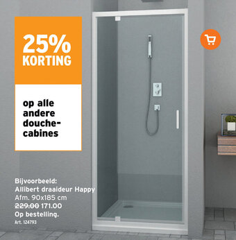 GAMMA Allibert draaideur Happy aanbieding